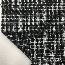 Plaid Check Woolen Yarn Dyed Tweed Fabric